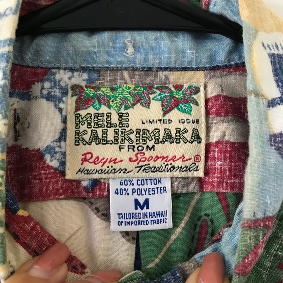 🎄$32 LIMITED EDITION 2001 - REYN SPOONER - SIZE M - Picture 6 of 7